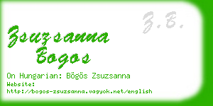 zsuzsanna bogos business card